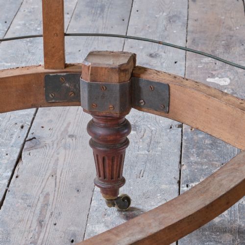 MID 19TH CENTURY CHAISE LONGUE FRAME C19TH - ADDITIONAL PHOTO 10