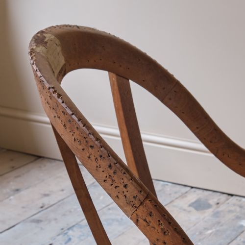 MID 19TH CENTURY CHAISE LONGUE FRAME C19TH - ADDITIONAL PHOTO 11