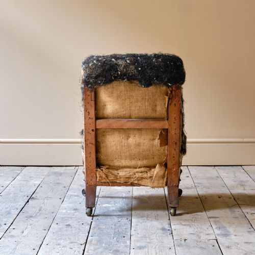 MID 19TH CENTURY HOWARD SONS SLIPPER CHAIR - ADDITIONAL PHOTO 5