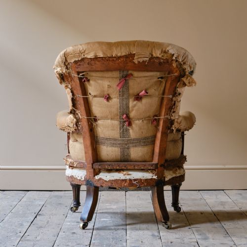 MID 19TH CENTURY HOLLAND SONS ARMCHAIR C1850 - ADDITIONAL PHOTO 5