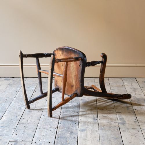 19TH CENTURY ROCKING WINDSOR CHAIR - ADDITIONAL PHOTO 12