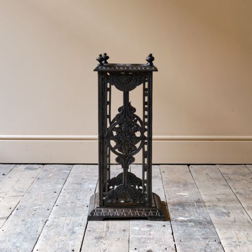 19TH CENTURY COALBROOKDALE STYLE UMBRELLA STAND - ADDITIONAL PHOTO 6