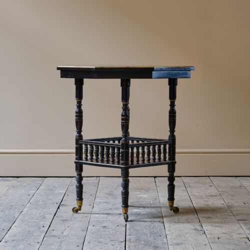 19TH CENTURY AESTHETIC MOVEMENT SIDE TABLE ATTRIBUTED TO GILLOWS - ADDITIONAL PHOTO 1