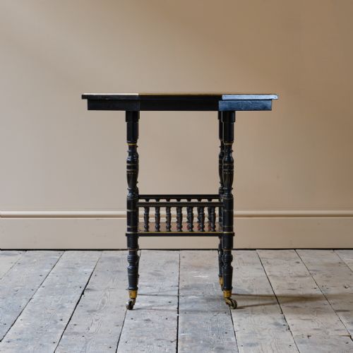 19TH CENTURY AESTHETIC MOVEMENT SIDE TABLE ATTRIBUTED TO GILLOWS - ADDITIONAL PHOTO 2