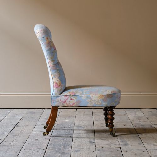 MID 19TH CENTURY SLIPPER CHAIR - ADDITIONAL PHOTO 2