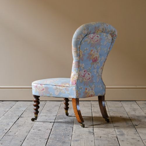 MID 19TH CENTURY SLIPPER CHAIR - ADDITIONAL PHOTO 5