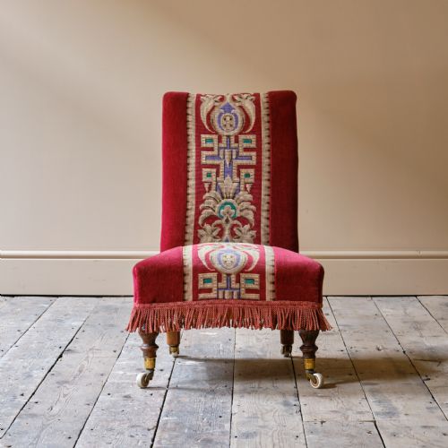 LATE 19TH CENTURY SLIPPER CHAIR - ADDITIONAL PHOTO 1