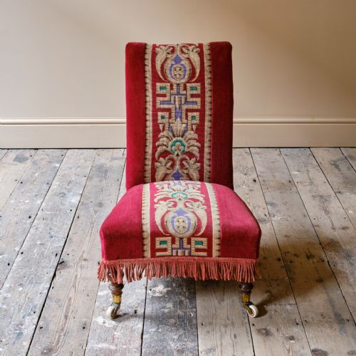 LATE 19TH CENTURY SLIPPER CHAIR - ADDITIONAL PHOTO 10