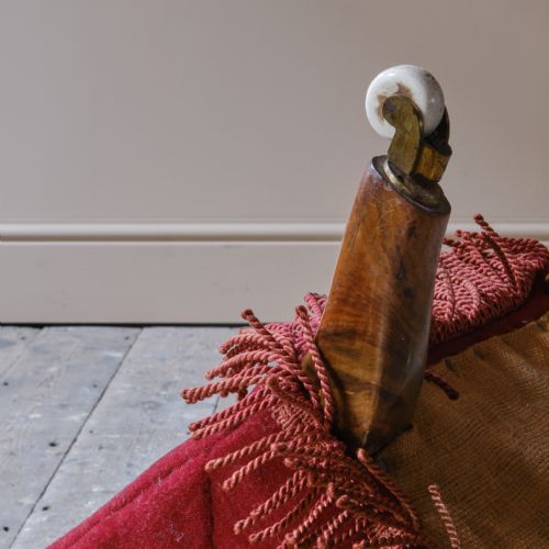 LATE 19TH CENTURY SLIPPER CHAIR - ADDITIONAL PHOTO 13
