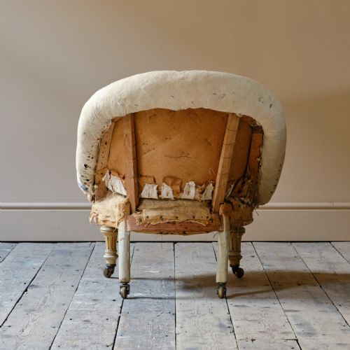 19TH CENTURY SLIPPER CHAIR - ADDITIONAL PHOTO 6
