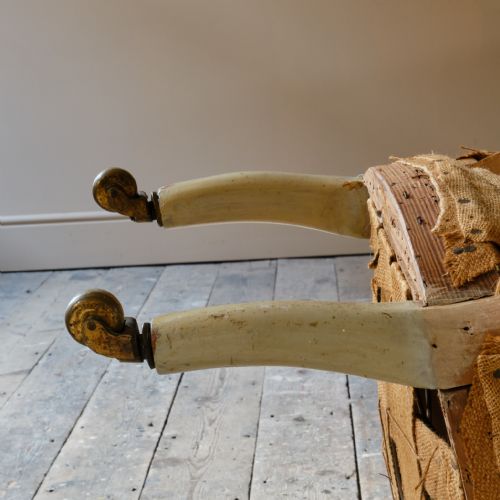 19TH CENTURY SLIPPER CHAIR - ADDITIONAL PHOTO 11