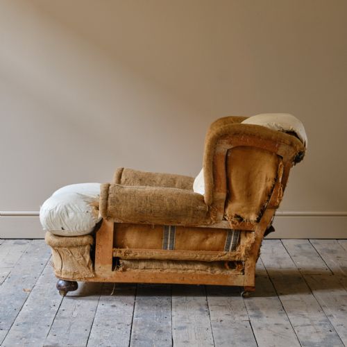 HARRODS COUNTRY HOUSE ARMCHAIR AND FOOTSTOOL - ADDITIONAL PHOTO 8