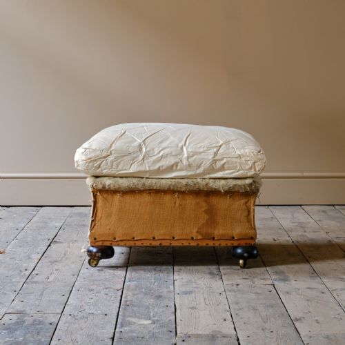 HARRODS COUNTRY HOUSE ARMCHAIR AND FOOTSTOOL - ADDITIONAL PHOTO 11