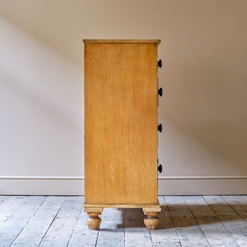 LARGE 19TH CENTURY PINE DRAWERS IN ORIGINAL PAINT - ADDITIONAL PHOTO 2