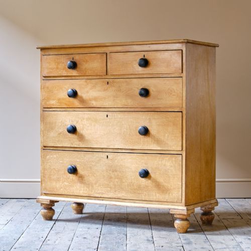 LARGE 19TH CENTURY PINE DRAWERS IN ORIGINAL PAINT - ADDITIONAL PHOTO 6