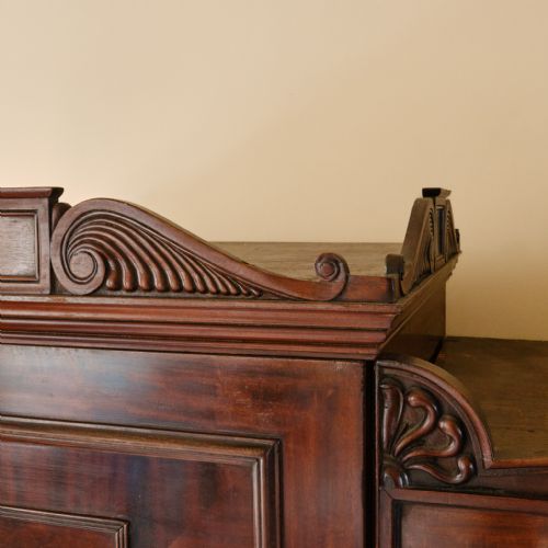 WILLIAM IV MAHOGANY COMPACTUM WARDROBE C1830 - ADDITIONAL PHOTO 1