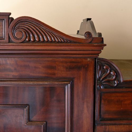 WILLIAM IV MAHOGANY COMPACTUM WARDROBE C1830 - ADDITIONAL PHOTO 3