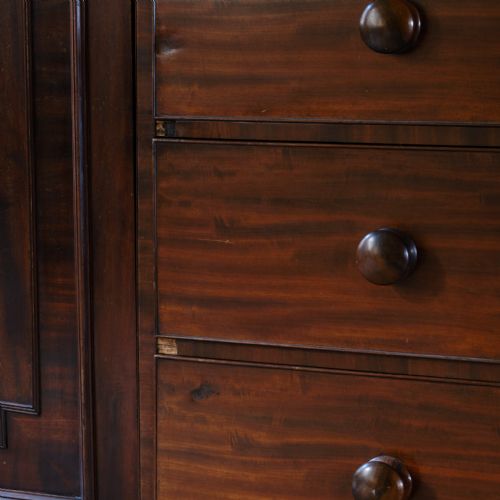 WILLIAM IV MAHOGANY COMPACTUM WARDROBE C1830 - ADDITIONAL PHOTO 8