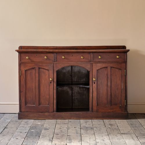 19th century teak anglesey dog kennel sideboard - CATEGORY: ANTIQUE SIDEBOARDS - DATED 19TH CENTURY