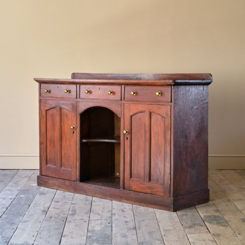 19TH CENTURY TEAK ANGLESEY DOG KENNEL SIDEBOARD - ADDITIONAL PHOTO 1