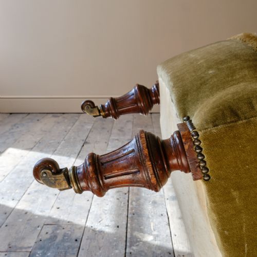 19TH CENTURY TUB BACK ARMCHAIR - ADDITIONAL PHOTO 8