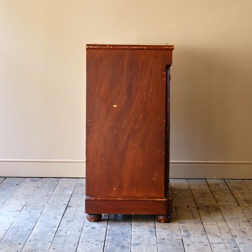 LARGE SCOTTISH PINE CHEST OF DRAWERS IN ORIGINAL PAINT - ADDITIONAL PHOTO 2
