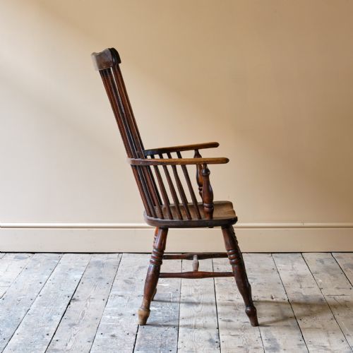 GEORGIAN COMB BACK WINDSOR CHAIR - ADDITIONAL PHOTO 6