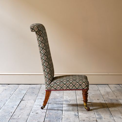 19TH CENTURY SIDE PRAYER CHAIR - ADDITIONAL PHOTO 2