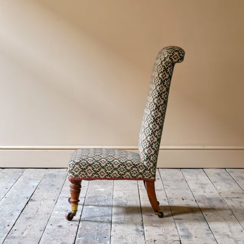 19TH CENTURY SIDE PRAYER CHAIR - ADDITIONAL PHOTO 7