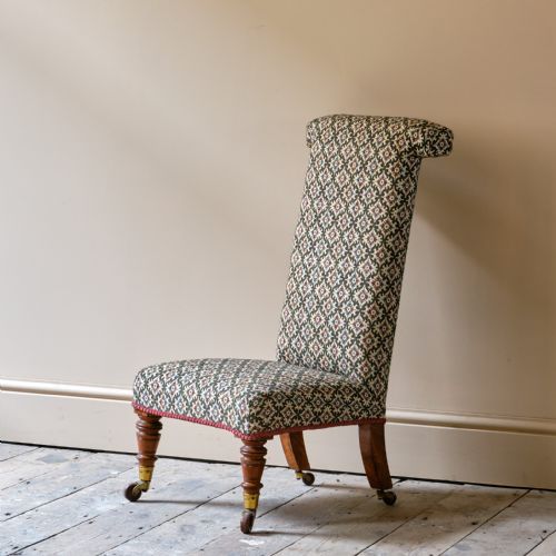 19TH CENTURY SIDE PRAYER CHAIR - ADDITIONAL PHOTO 9
