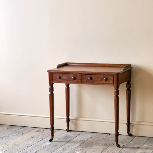 VICTORIAN MAHOGANY CONSOLE TABLE - ADDITIONAL PHOTO 5