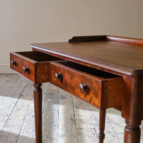 VICTORIAN MAHOGANY CONSOLE TABLE - ADDITIONAL PHOTO 7