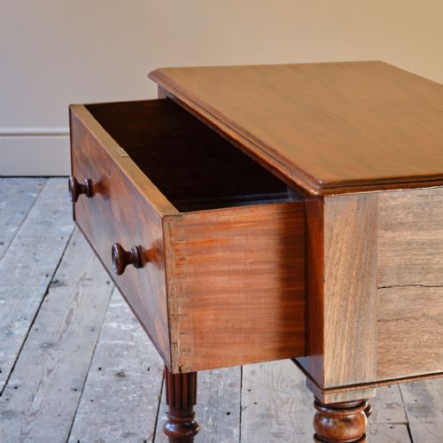 EARLY 19TH CENTURY MAHOGANY CONSOLE TABLE - ADDITIONAL PHOTO 5