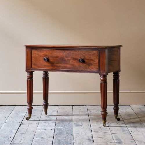 EARLY 19TH CENTURY MAHOGANY CONSOLE TABLE - ADDITIONAL PHOTO 11