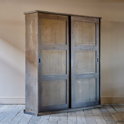 19TH CENTURY COUNTRY HOUSE WINE CUPBOARD IN ORIGINAL PAINT - ADDITIONAL PHOTO 5