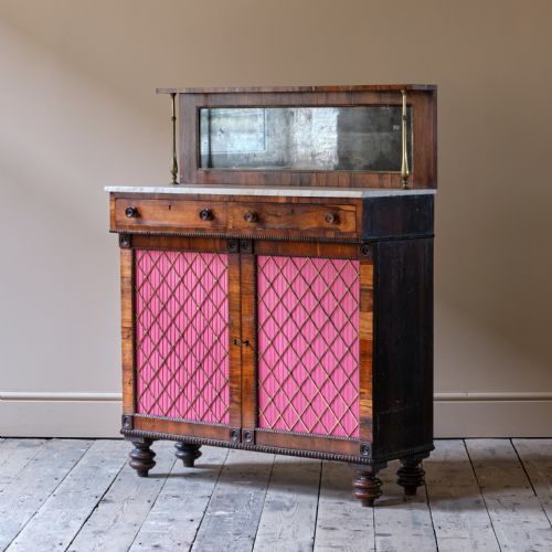19TH CENTURY WILLIAM IV ROSEWOOD CHIFFONIER - ADDITIONAL PHOTO 1