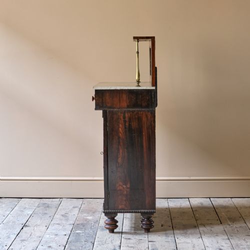 19TH CENTURY WILLIAM IV ROSEWOOD CHIFFONIER - ADDITIONAL PHOTO 2