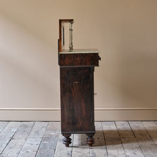 19TH CENTURY WILLIAM IV ROSEWOOD CHIFFONIER - ADDITIONAL PHOTO 5