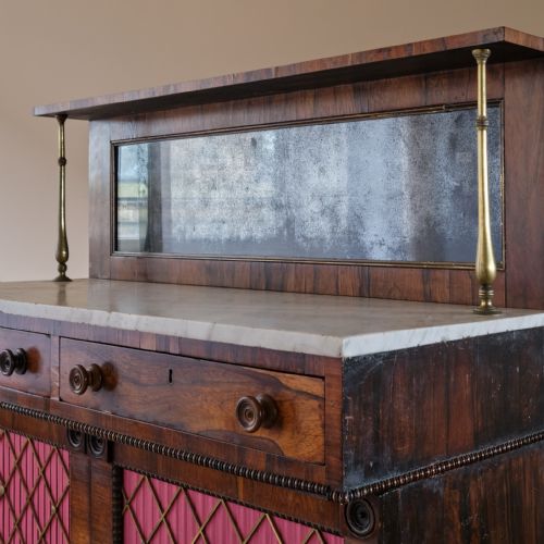 19TH CENTURY WILLIAM IV ROSEWOOD CHIFFONIER - ADDITIONAL PHOTO 10