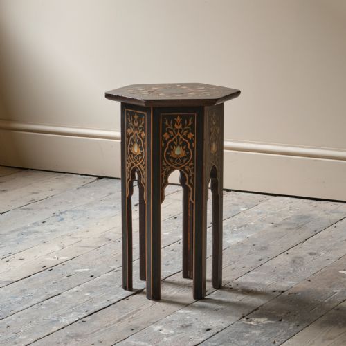 early 20th century moorish side table - CATEGORY: ANTIQUE FURNITURE - DATED 1910