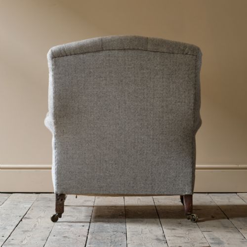 19TH CENTURY HOWARD SONS OPEN ARMCHAIR - ADDITIONAL PHOTO 5