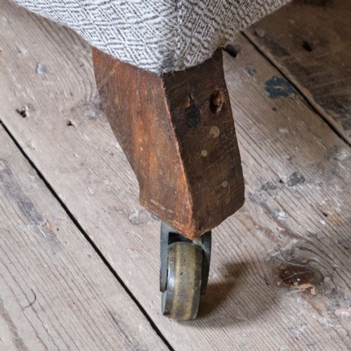 19TH CENTURY HOWARD SONS OPEN ARMCHAIR - ADDITIONAL PHOTO 14