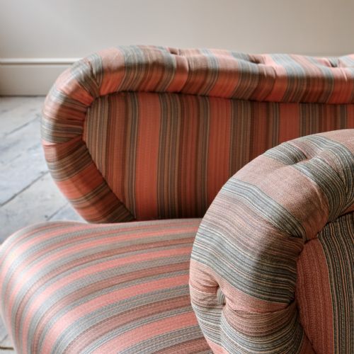 A LATE 19TH CENTURY HOWARD STYLE ARMCHAIR - ADDITIONAL PHOTO 10