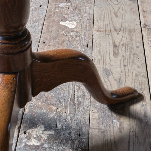 EARLY 19TH CENTURY OAK TRIPOD TILT TOP TABLE - ADDITIONAL PHOTO 7