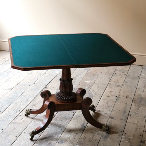 WILLIAM IV ROSEWOOD CARD TABLE C1835 - ADDITIONAL PHOTO 6