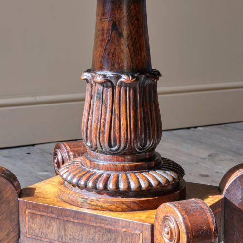 WILLIAM IV ROSEWOOD CARD TABLE C1835 - ADDITIONAL PHOTO 8