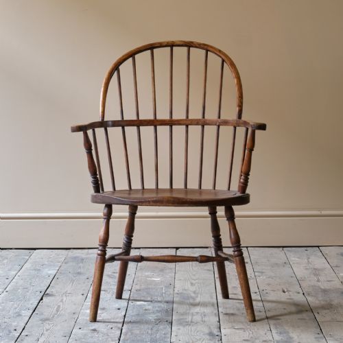 early 20th century hoop back windsor chair - CATEGORY: ANTIQUE CHAIRS - DATED 1910