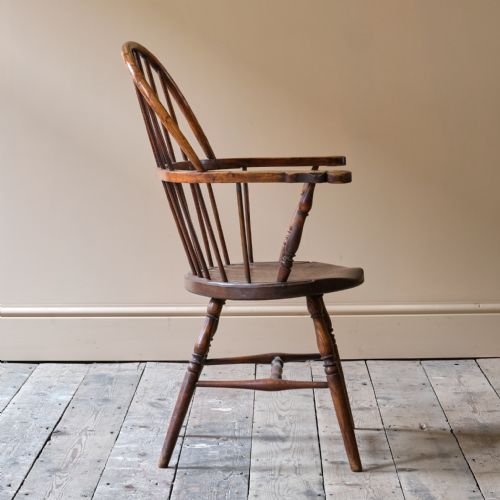 EARLY 20TH CENTURY HOOP BACK WINDSOR CHAIR - ADDITIONAL PHOTO 2
