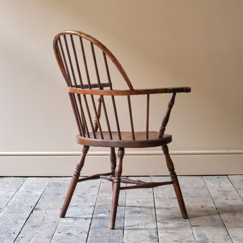 EARLY 20TH CENTURY HOOP BACK WINDSOR CHAIR - ADDITIONAL PHOTO 3