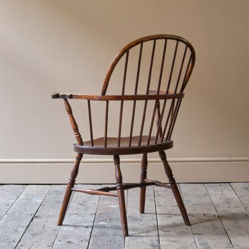 EARLY 20TH CENTURY HOOP BACK WINDSOR CHAIR - ADDITIONAL PHOTO 4